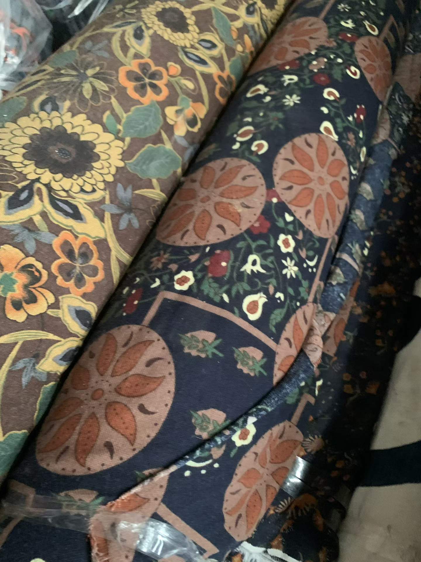 Linen Cotton Floral Fabric Rolls | Bulk Assorted Prints for Dresses, Shirts & DIY Projects