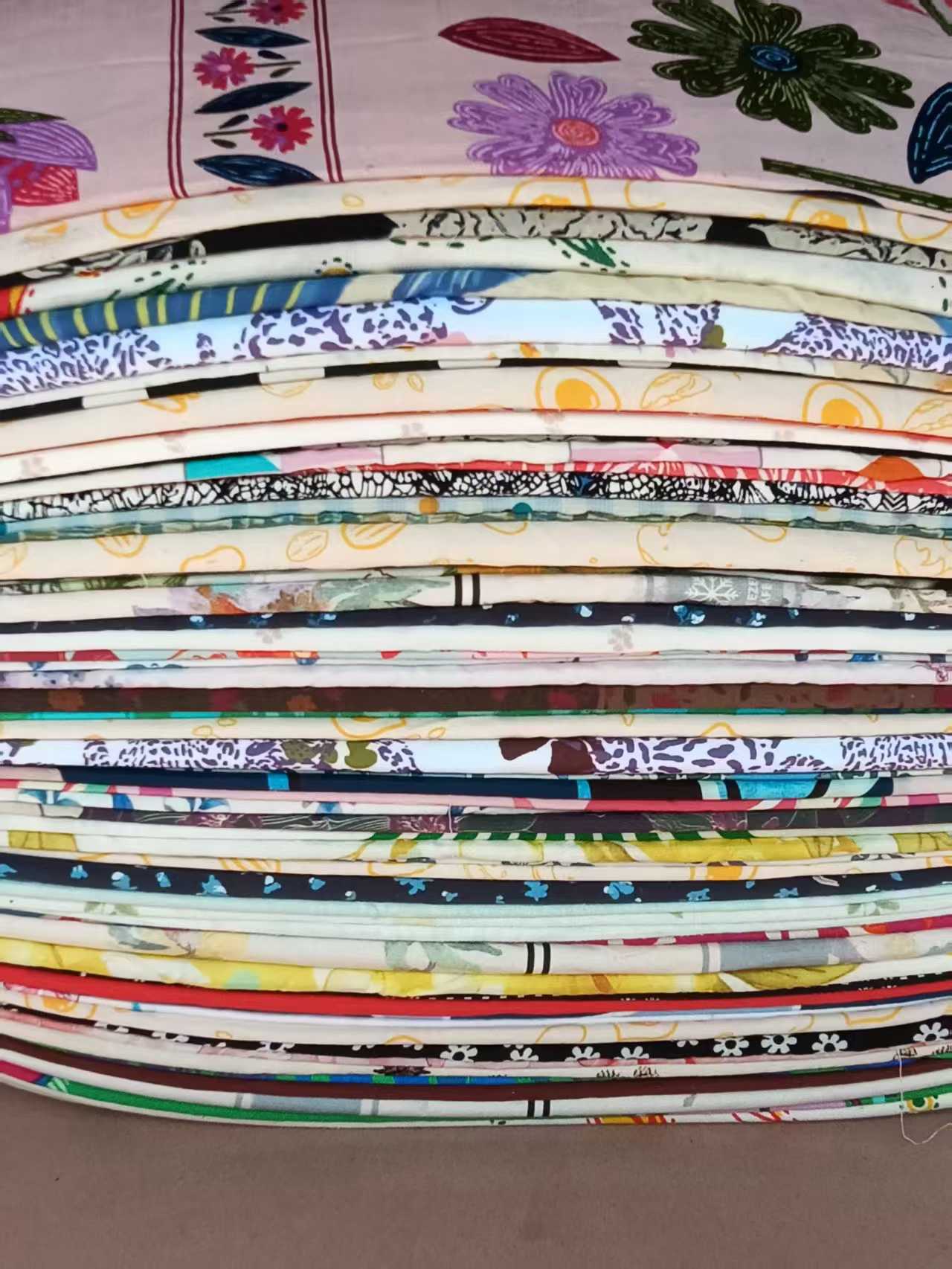 1.5m width cotton fabric, colorful print cotton fabric for sewing, bulk cotton fabric scraps, DIY craft cotton fabric, wholesale cotton fabric bundles