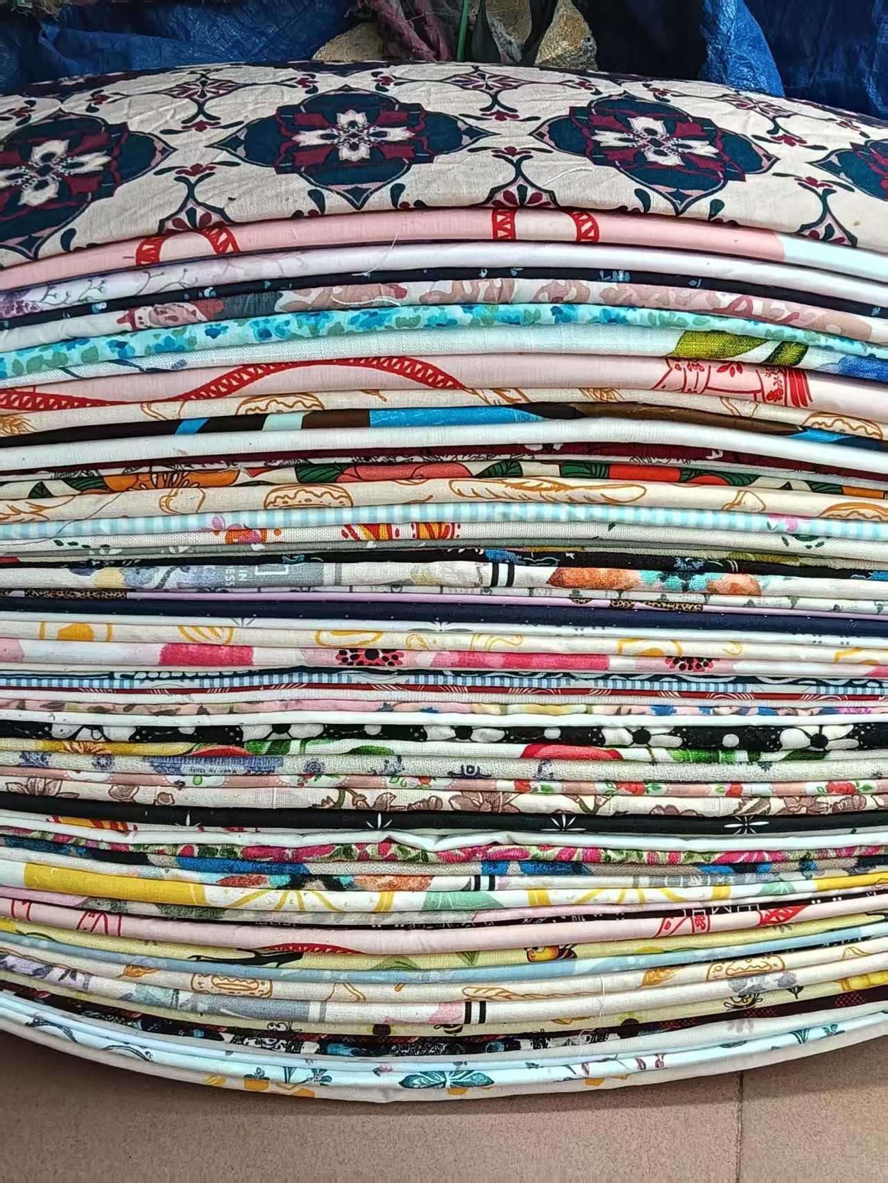 1.5m width cotton fabric, colorful print cotton fabric for sewing, bulk cotton fabric scraps, DIY craft cotton fabric, wholesale cotton fabric bundles