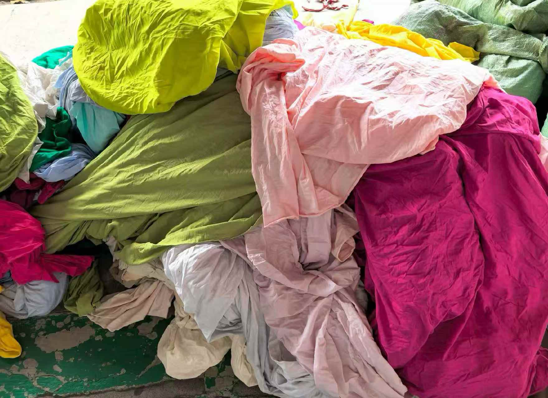 Cheap Stock Women's Caramel Cotton Candy Color Fabric Remnants 4 Way Stretch