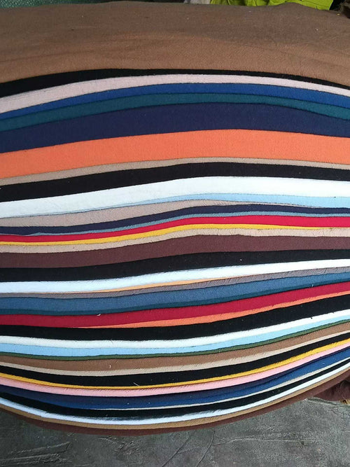 1-10M Cotton Linen Fabric Remnants - Bulk Jacquard Stock Linen Cotton Blend Fabric for Garment & Home Textiles, MOQ 100KG