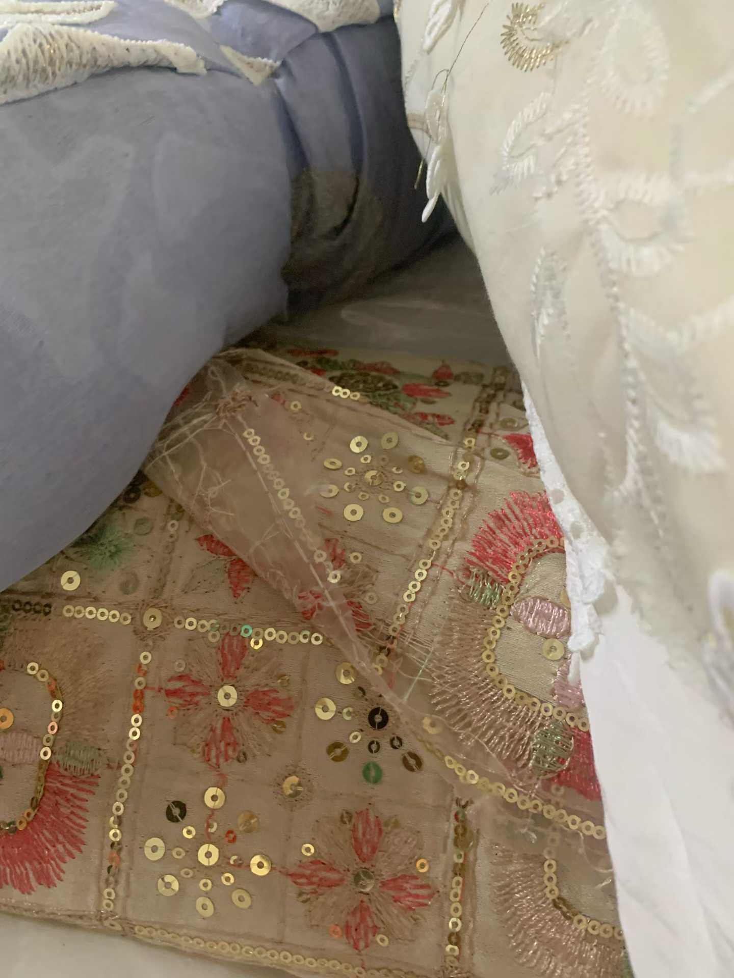Small Roll Tencel Cotton Embroidery Fabric - 400-500KG Fashion Embroidery Fabric, Unique Patterns