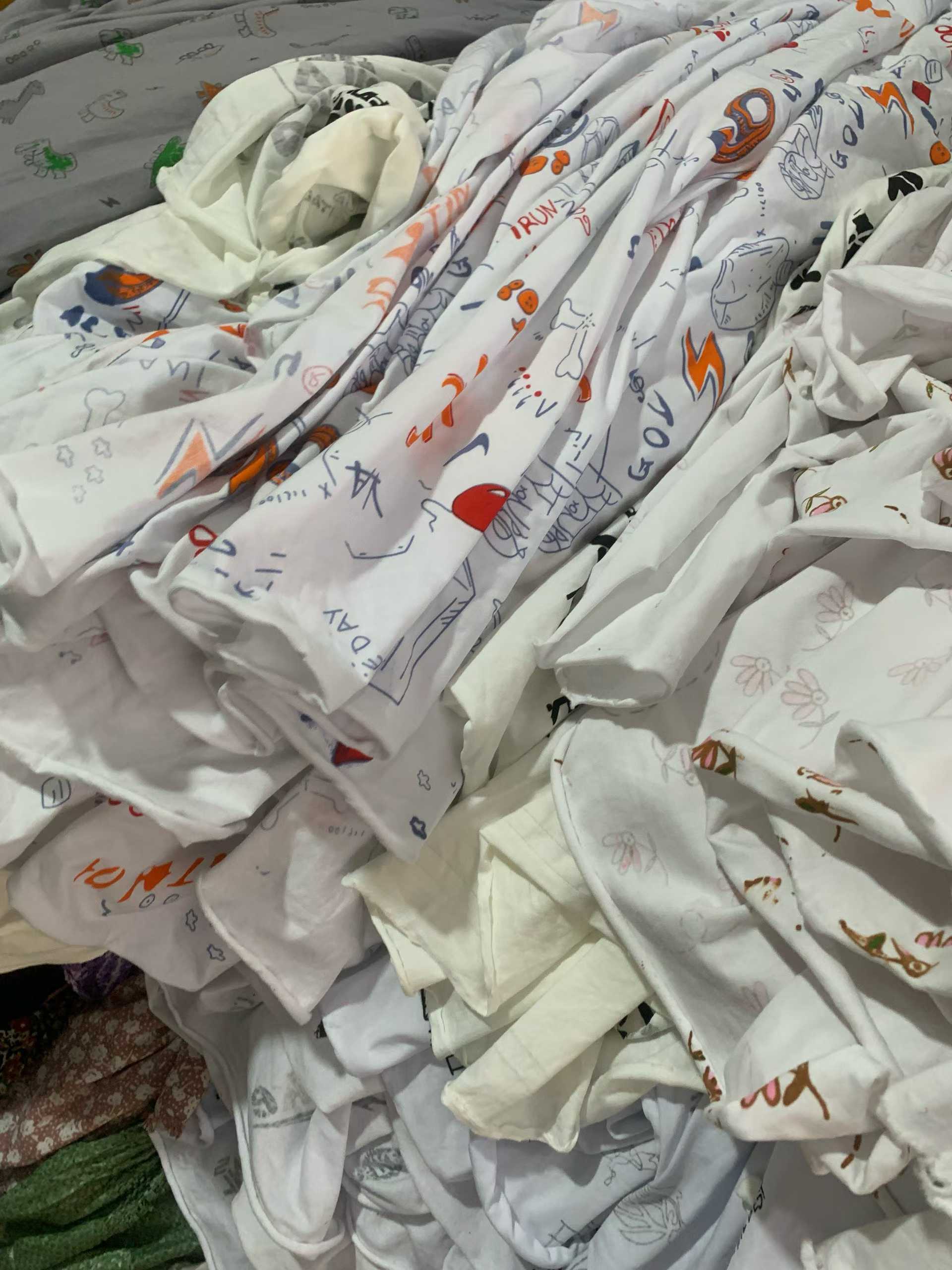 1-10M Branded Cotton Lycra Fabric - 300KG+ Printed Cotton Jersey Fabric with 4-Way Stretch