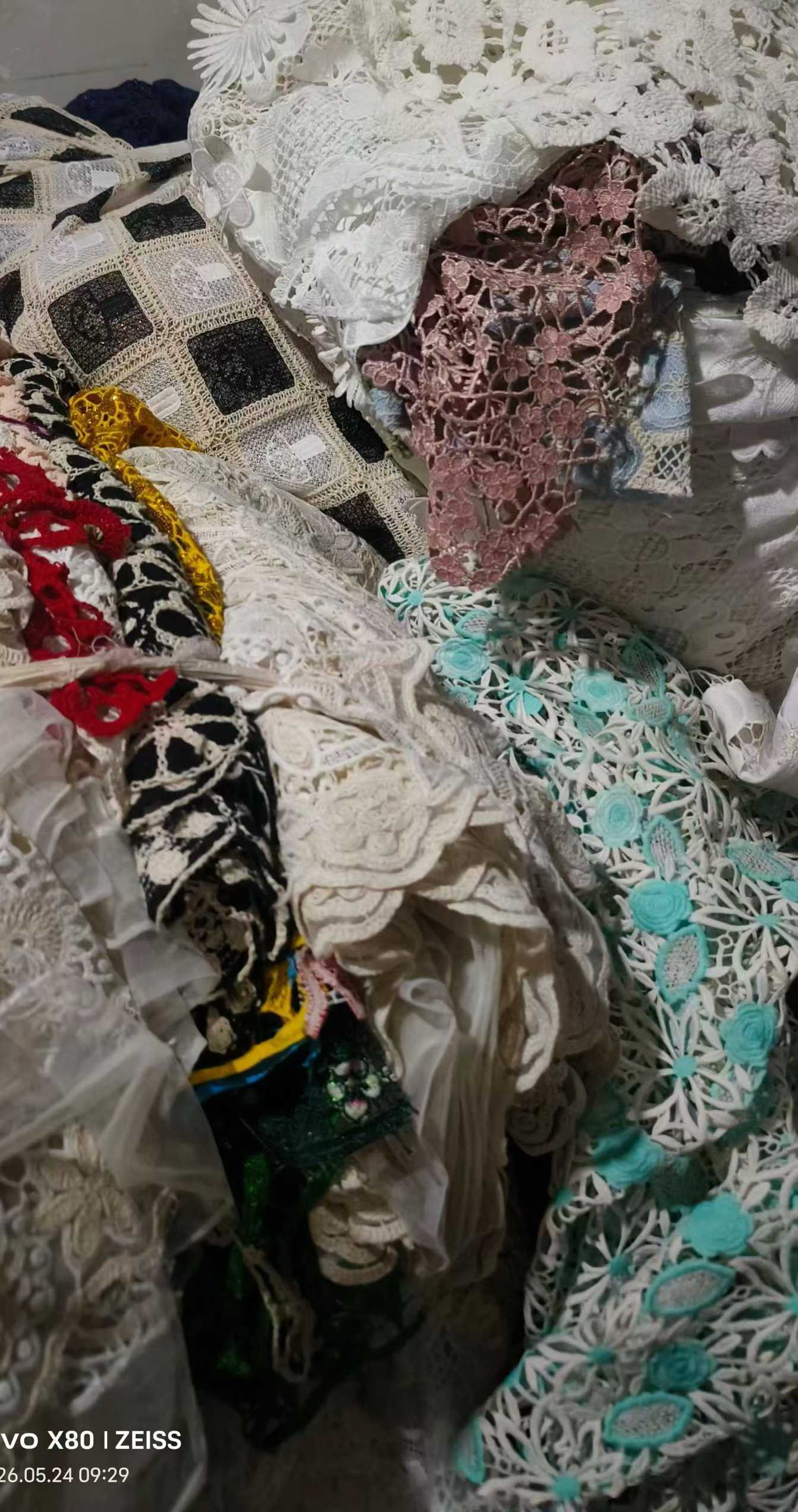80cm-6m Water Soluble Lace Fabric - High Quality Factory Stock Lace Fabric Swatches