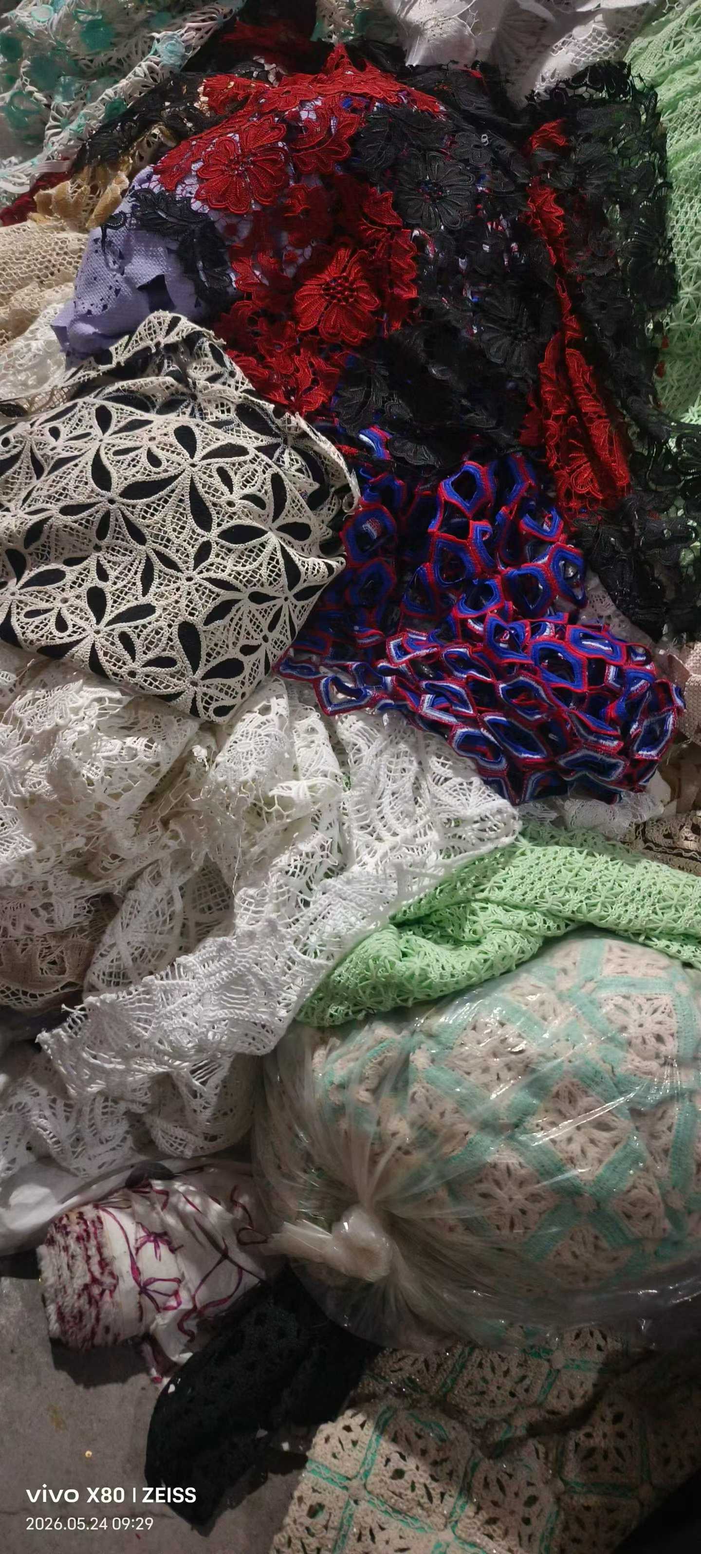 80cm-6m Water Soluble Lace Fabric - High Quality Factory Stock Lace Fabric Swatches