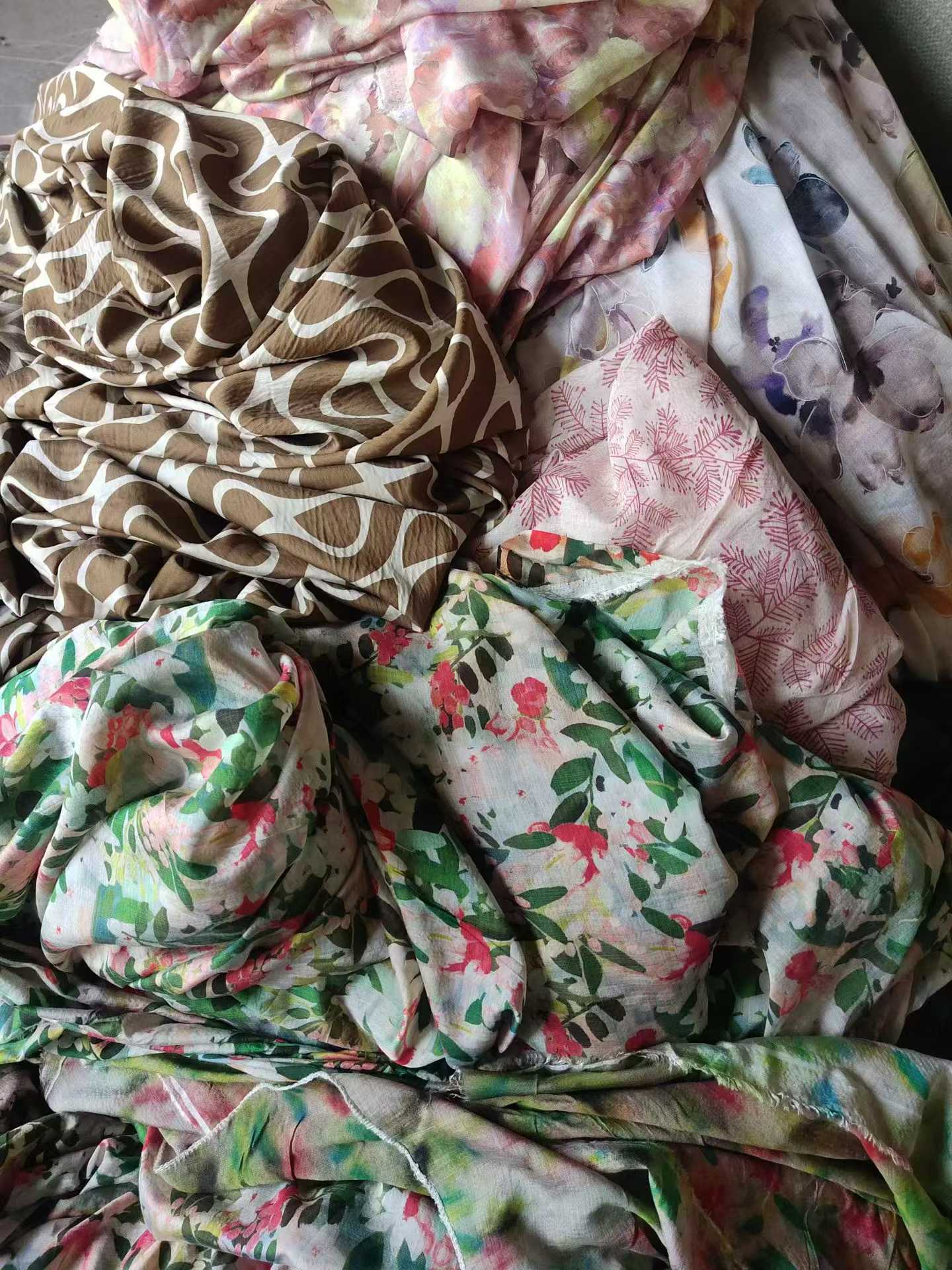 2-15m Ultra-Thin Tencel Cotton Fabric - 8m Per KG Silk-Like Cotton Fabric Remnants