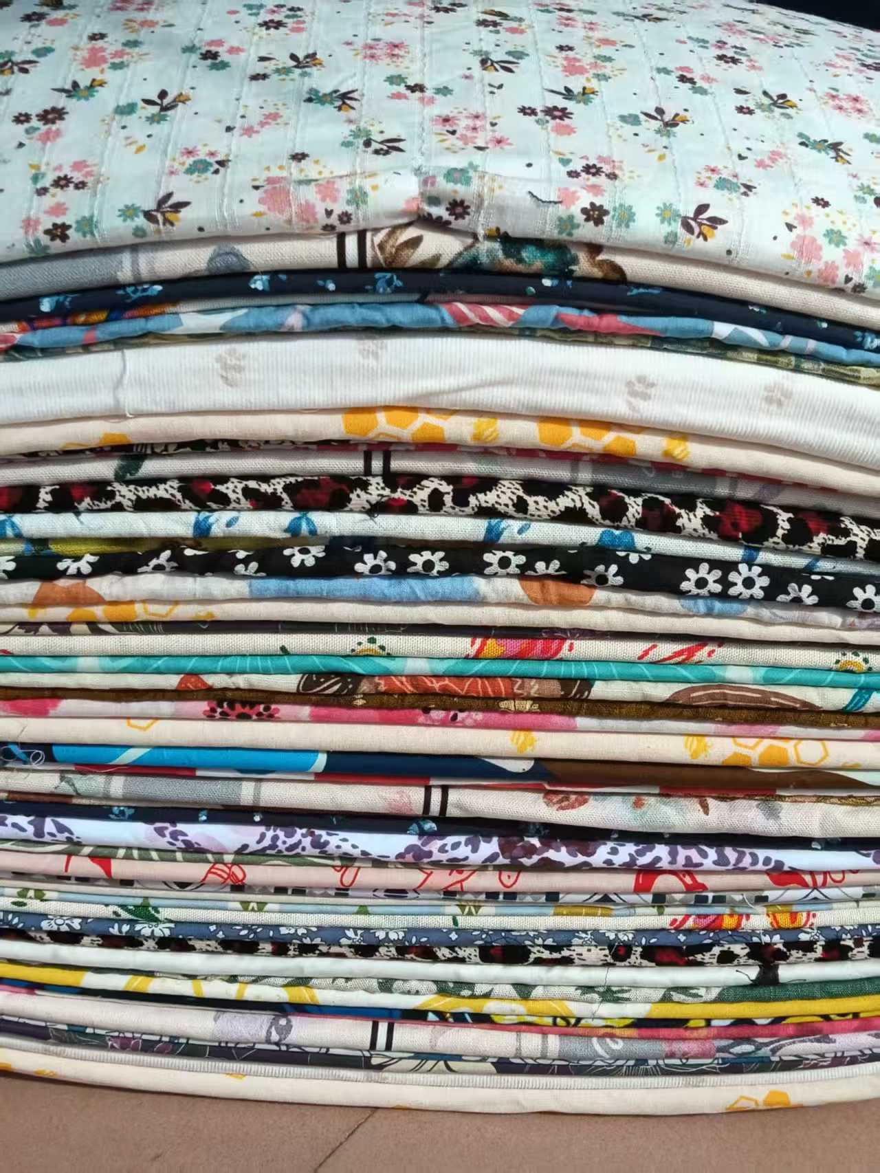 1.5m width cotton fabric, colorful print cotton fabric for sewing, bulk cotton fabric scraps, DIY craft cotton fabric, wholesale cotton fabric bundles