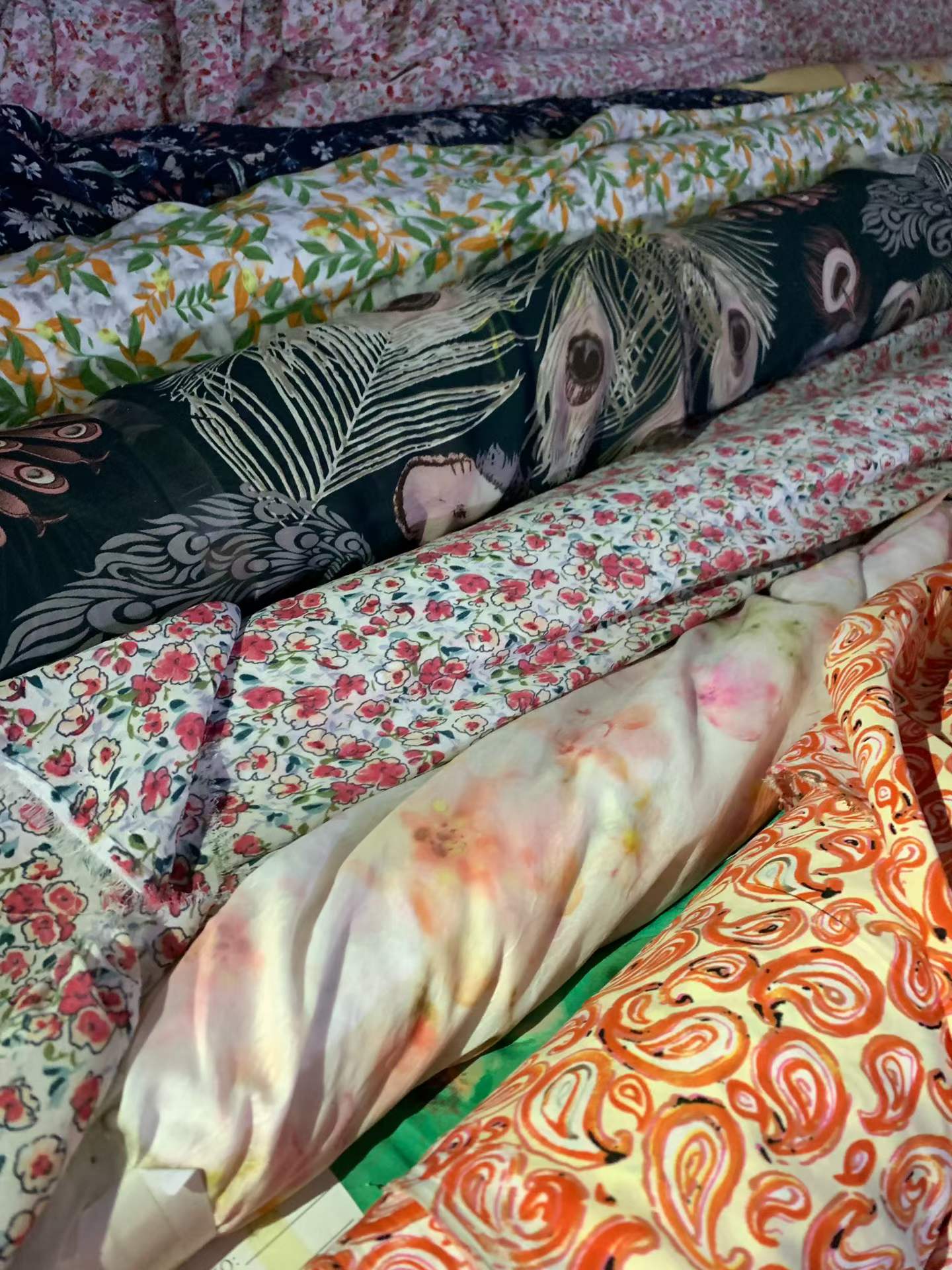 Floral Print Chiffon Fabric Rolls | Lightweight for Summer Dresses, Blouses & Scarves