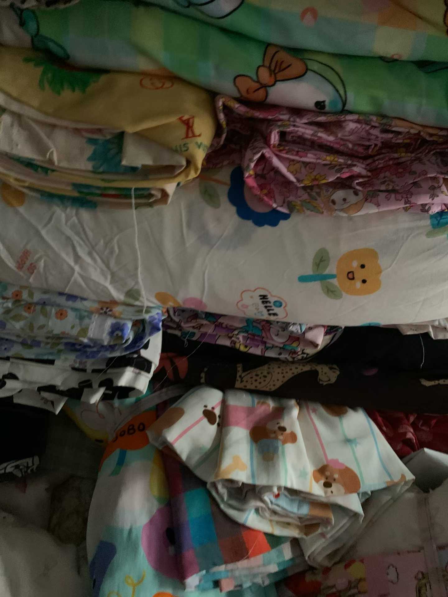 Cute Cartoon Rayon Cotton Fabric Scraps | Bulk for Kids’ Pajamas, Loungewear & Crafts