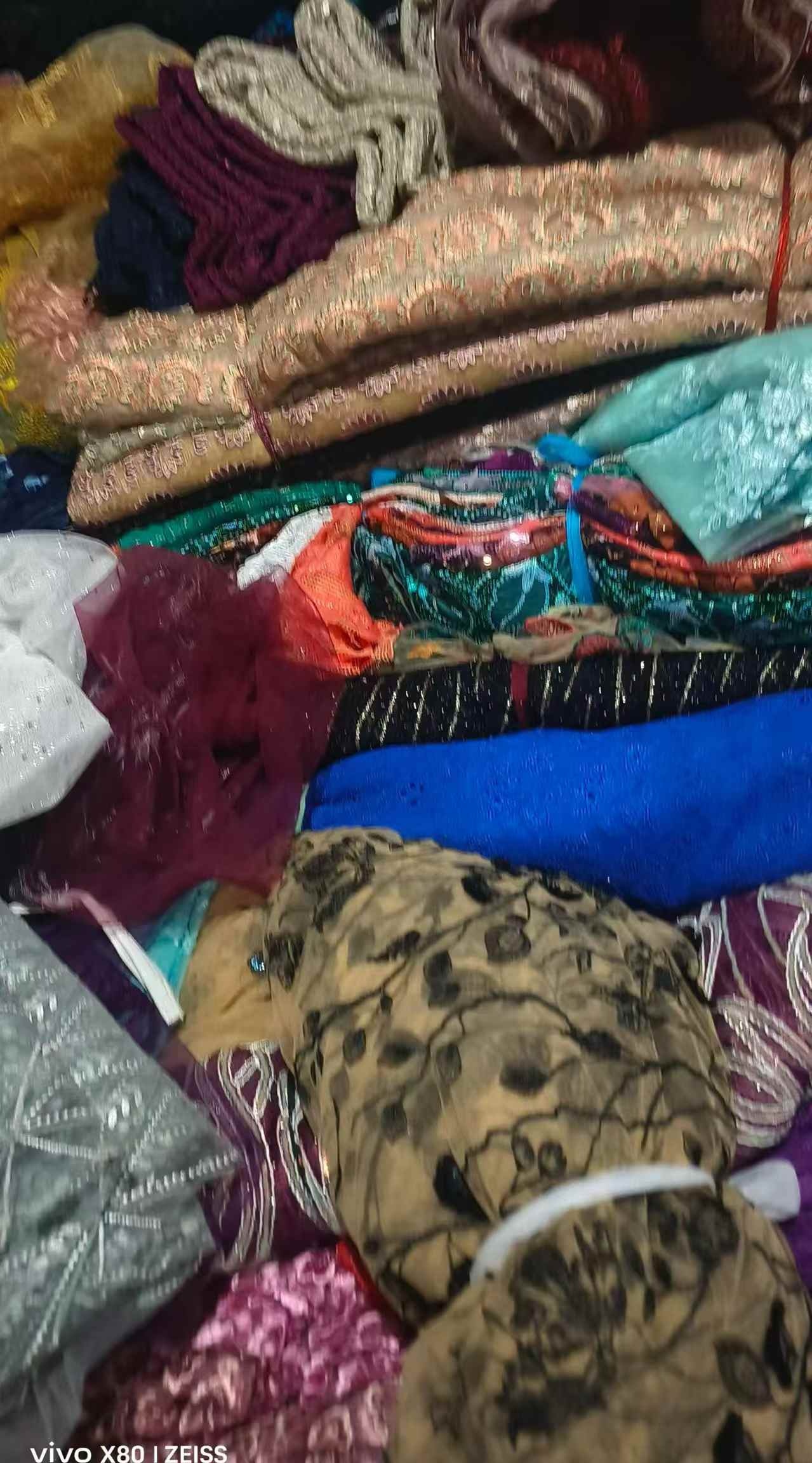 Embroidered Mesh Fabric | Bulk Floral Netting Scraps for Wedding Dresses, Costumes & Wholesale