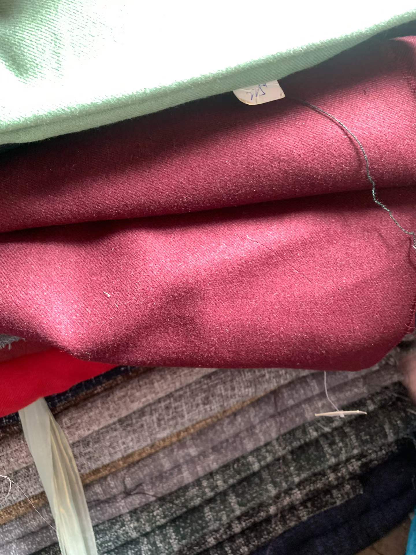 Premium Thick Imported Cashmere Blend Suit Fabric Remnants, High-End Tailoring Samples, 2-10+ Meters, Unique Colors, for Custom Suits, Trousers, Blazers, Wholesale
