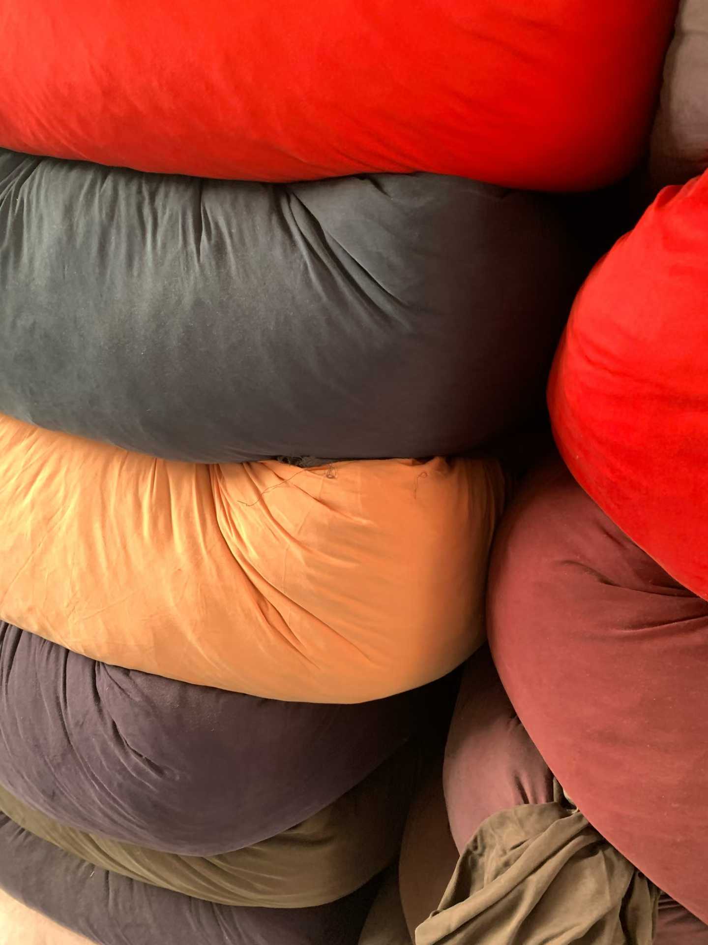 Premium Cupro Cotton Blend Fabric Remnants | Heavy Drape Misty Finish Solid Color Fabric Scraps, 1-10+ Meter Lengths, 500KG Bulk Lot for Apparel, Pants, Dresses, Blouses, Wholesale Sewing Fabric