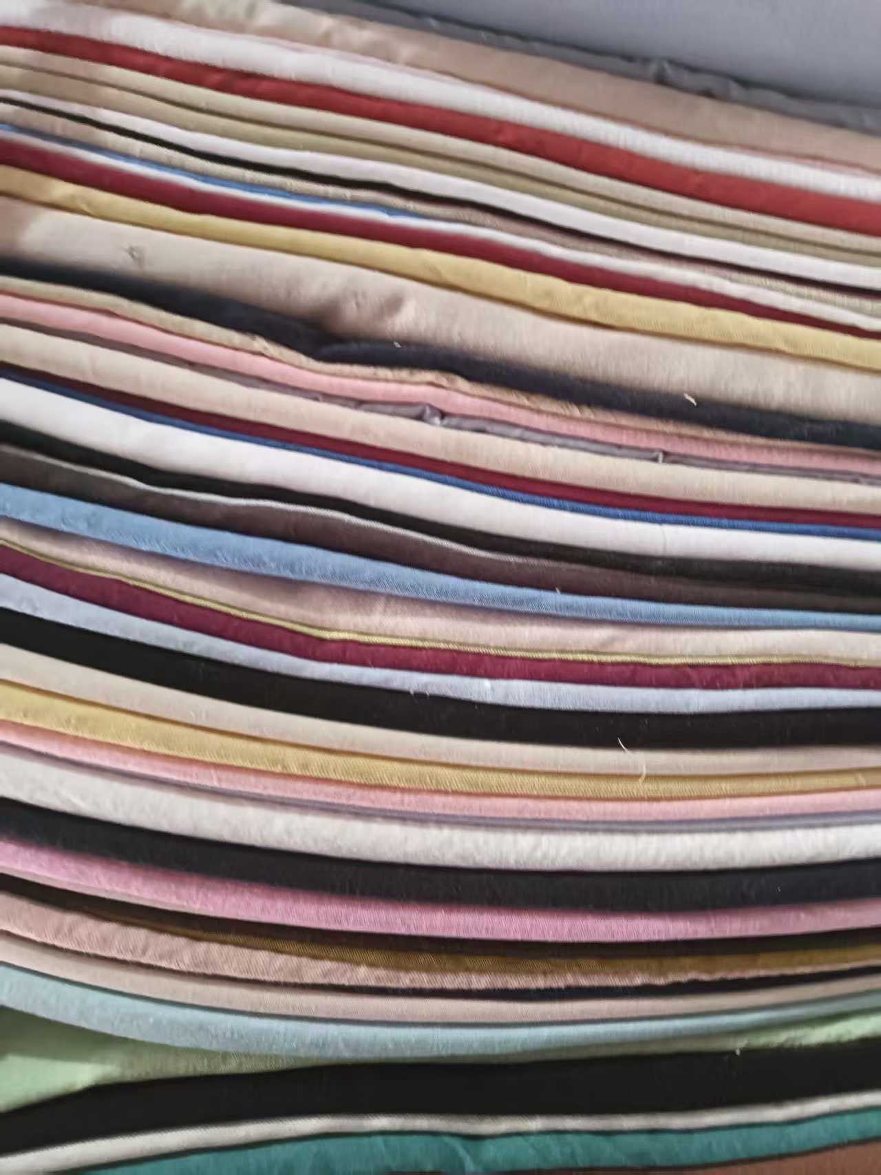 Colored Linen Fabric Wholesale Stock Lots | Linen Fabric Rolls Bulk Supplier Mixed Dyed Linen Cotton Fabric