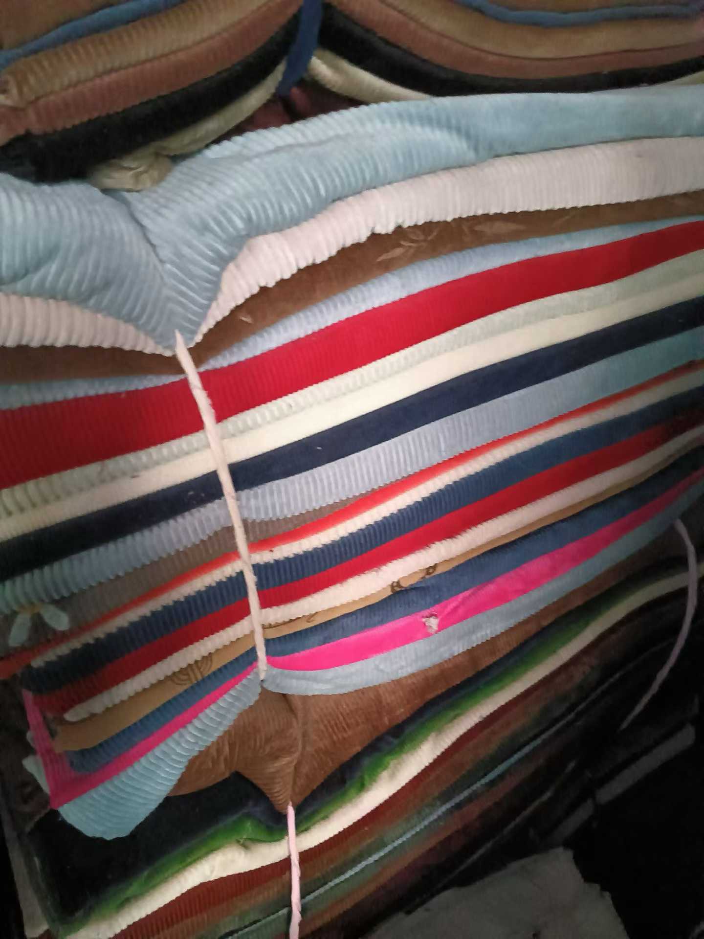 Cotton Corduroy Fabric Scraps - Solid Color Bulk Stock, Soft 100% Cotton Corduroy Remnants for Sewing, DIY Crafts, Clothing & Home Decor | Wholesale Surplus Fabric for Small Business & Hobbyists