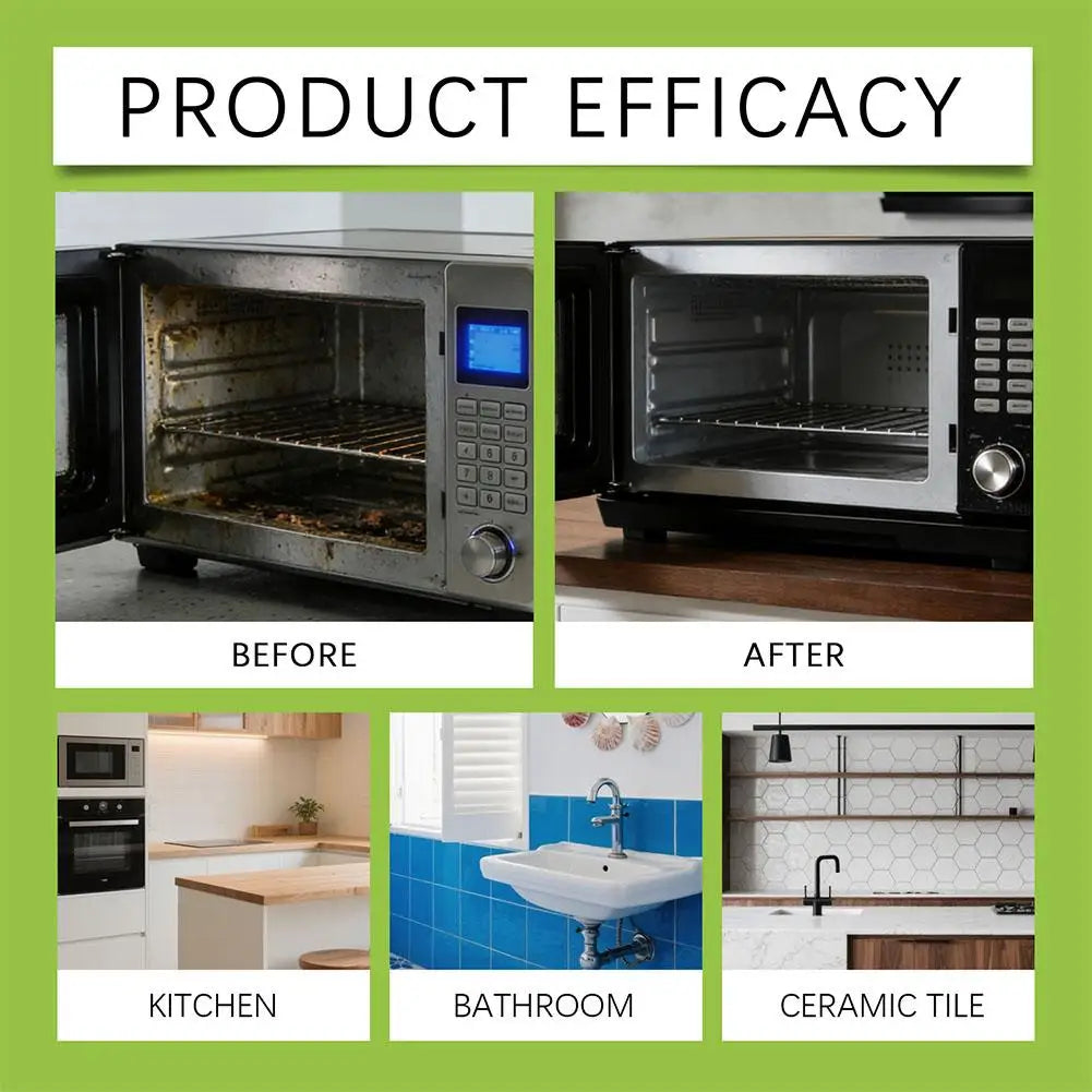Kitchen Electrical Cleaner Powerful Stain‑Removing Formula for Ovens, Microwaves Stovetops Multi‑Purpose Household Cleaner