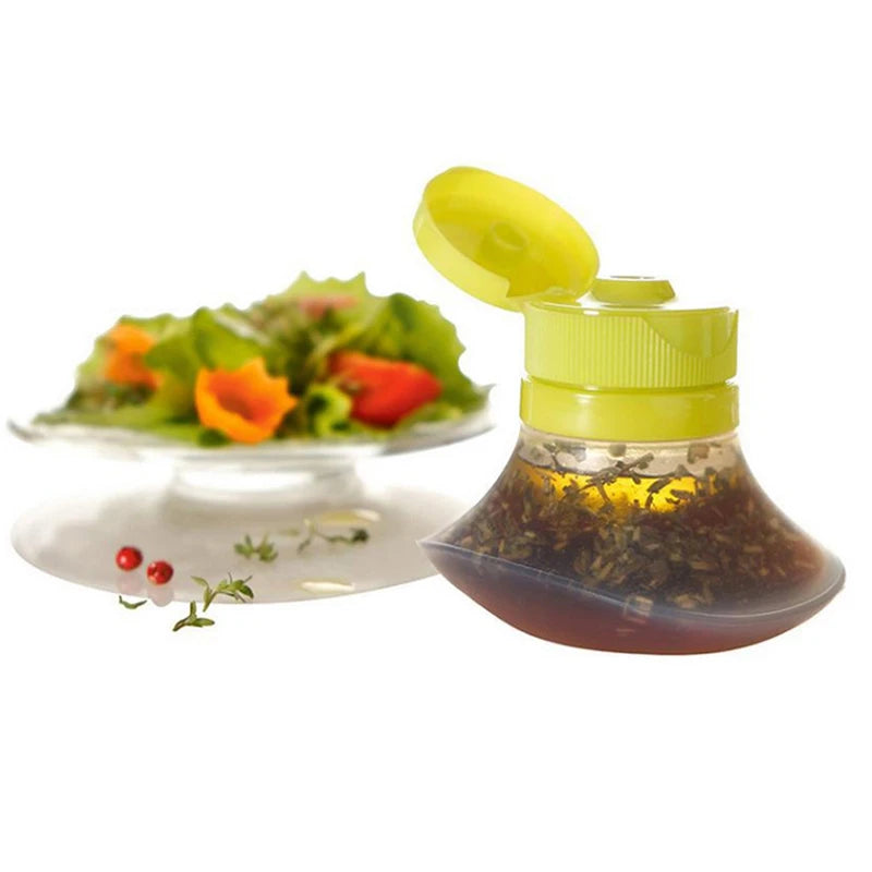 Portable Mini Salad Dressing Squeeze Bottle For Kitchen Tools Outdoor Storage Bottle