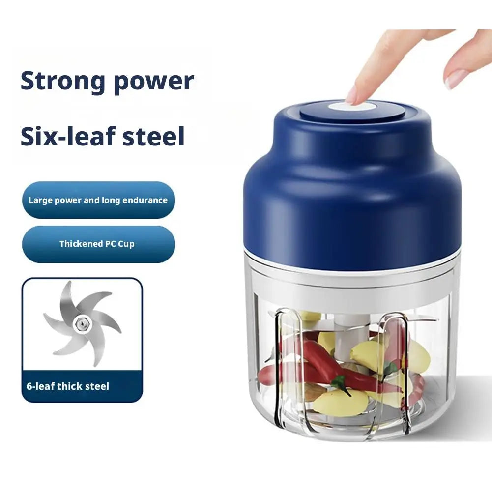 250/350ML Electric Garlic Chopper Vegetable Chopper Aid Meat Mixer Mincer Food Processor Children's Kitchen Kitchen Tools V5V8