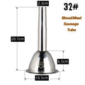 Stainless Steel Nozzle Funnel Stuffer Tools for Meat Grinder Machine Blood Sausage Ribs Nozzle Funnel Kitchen Tools Supplies