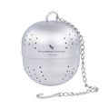 Boundless Voyage Titanium Tea Ball Infuser with Extended Chain Tea Strainer Mug Teapot Loose Tea Spices Home Kitchen Tools