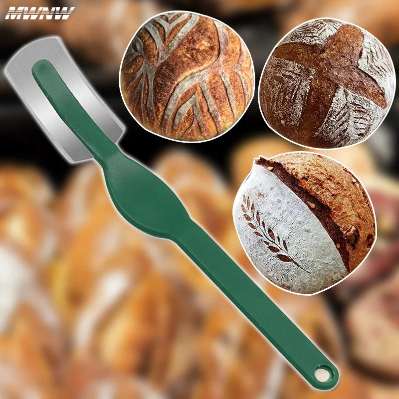 Kitchen bread cutter, engraving knife, stainless steel kitchen baking accessories, printed bread slices, baking pastry tools