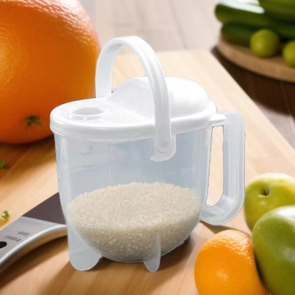 Rice Washer Strainer Bowl Plastic Quinoa Strainer Cleaning Veggie Fruit Rice Beans Grapes Kitchen Tools Filter Strainer