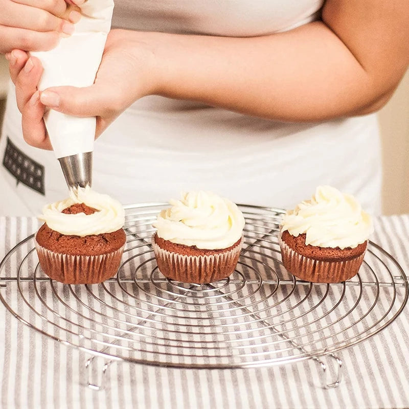 free shipping！Disposable Piping Bags 100 Pcs 27cm Pastry Bags for Cake Decorating Icing Baking Kitchen Tools