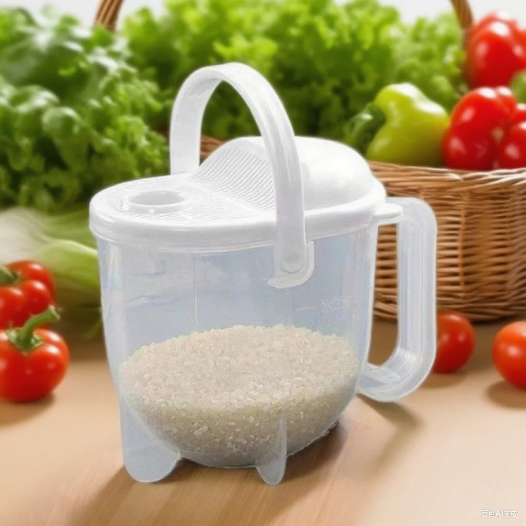 Rice Washer Strainer Bowl Plastic Quinoa Strainer Cleaning Veggie Fruit Rice Beans Grapes Kitchen Tools Filter Strainer