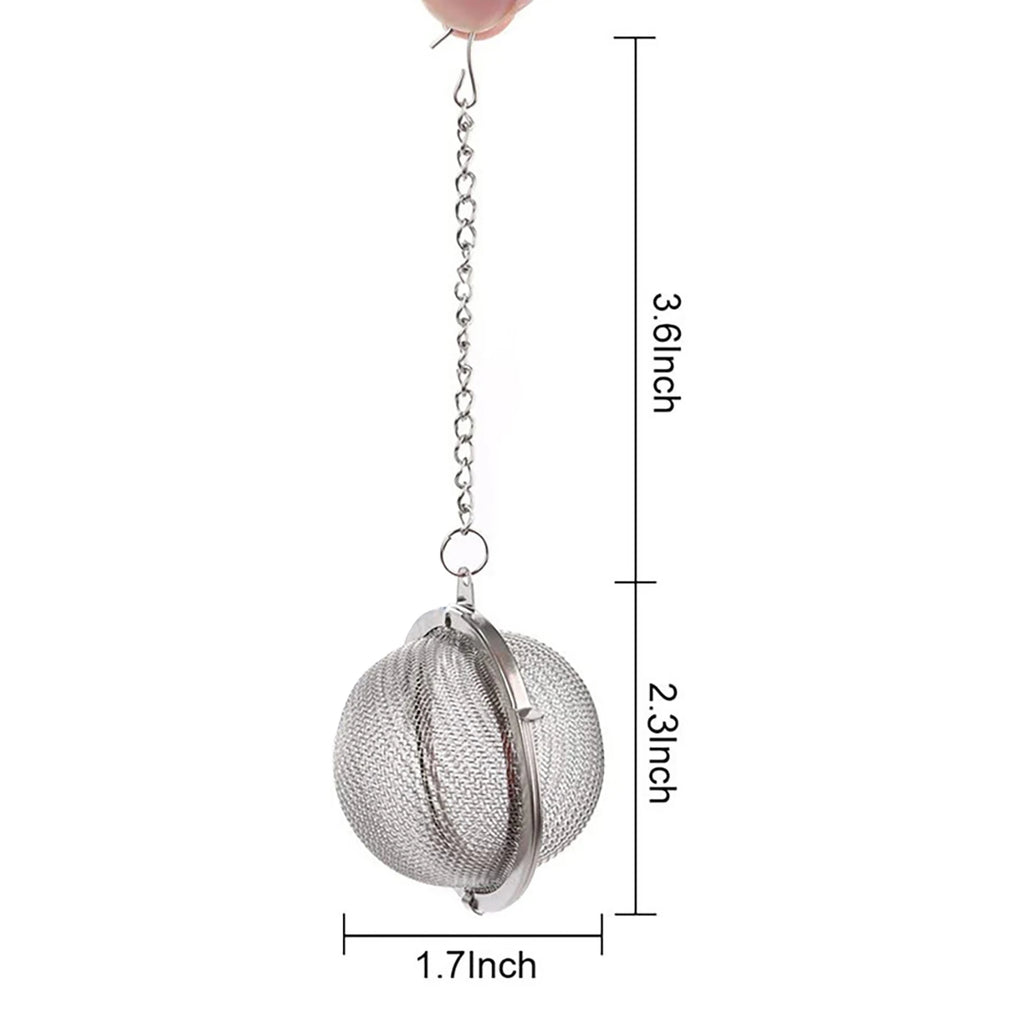 2-20Pcs Tea Infuser Stainless Steel Mesh Tea Ball Spacing Diffusion Ball Loose Leaf Tea Filter Kitchen Tools Loose Herbal Spices