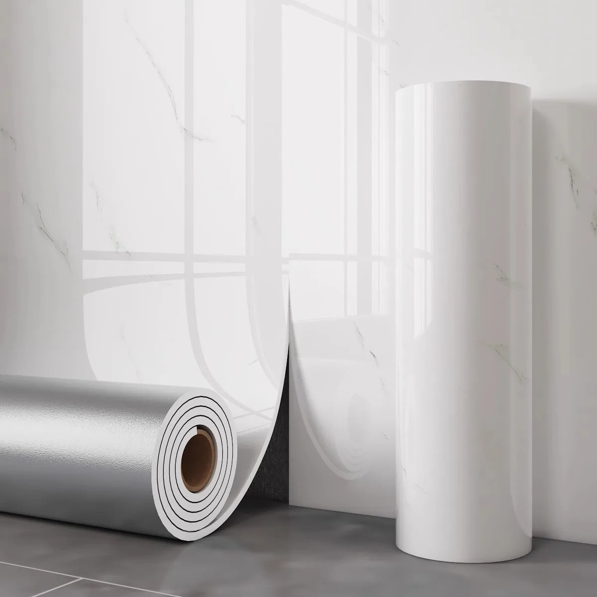 40x300cm imitation marble wall sticker self-adhesive living room kitchen thickened wallpaper waterproof wallpaper bathroom