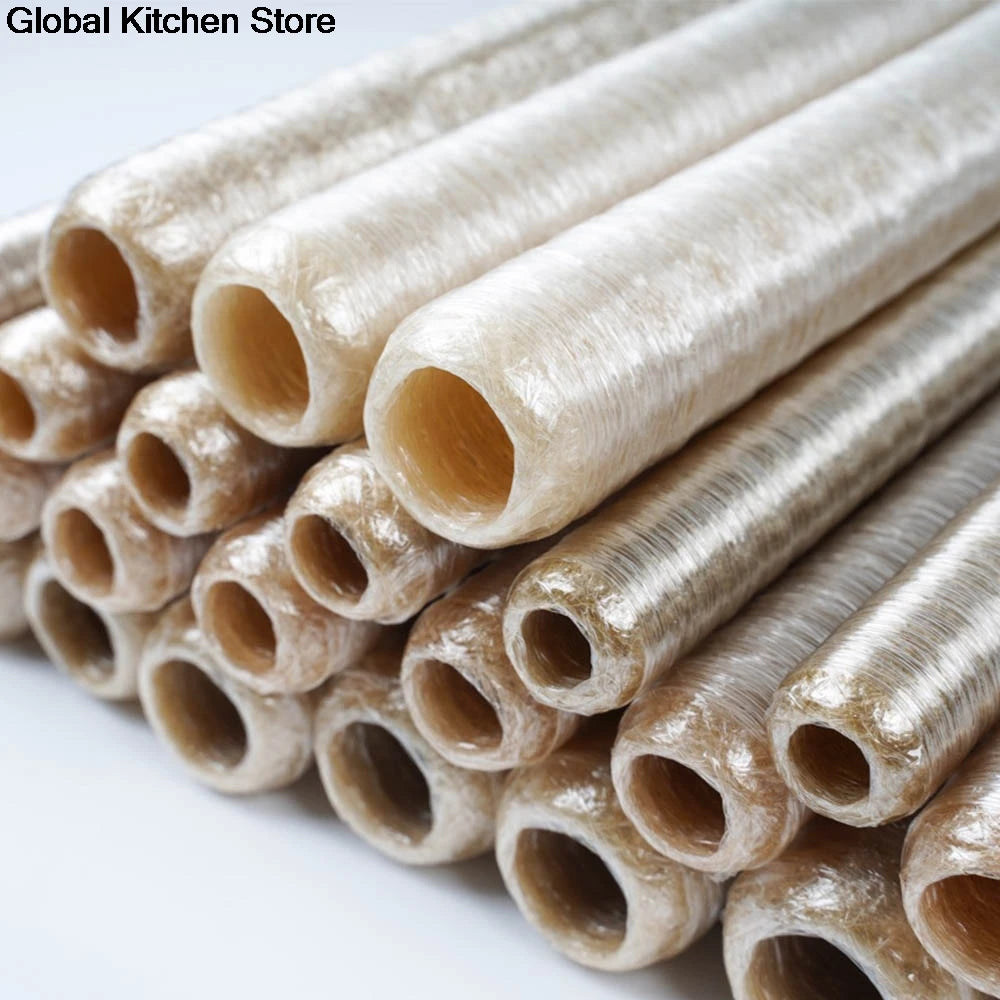 Smoked Cellulose Sausage Casing Shell for Sausage Sleeve Cellulose Halal easy to peel Sausage Packing Casing Kitchen Tools