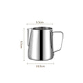 350/600ML Stainless Steel Coffee Milk Frother Jug With Scale Professional Steam Espresso Coffee Latte Art Kitchen Tools