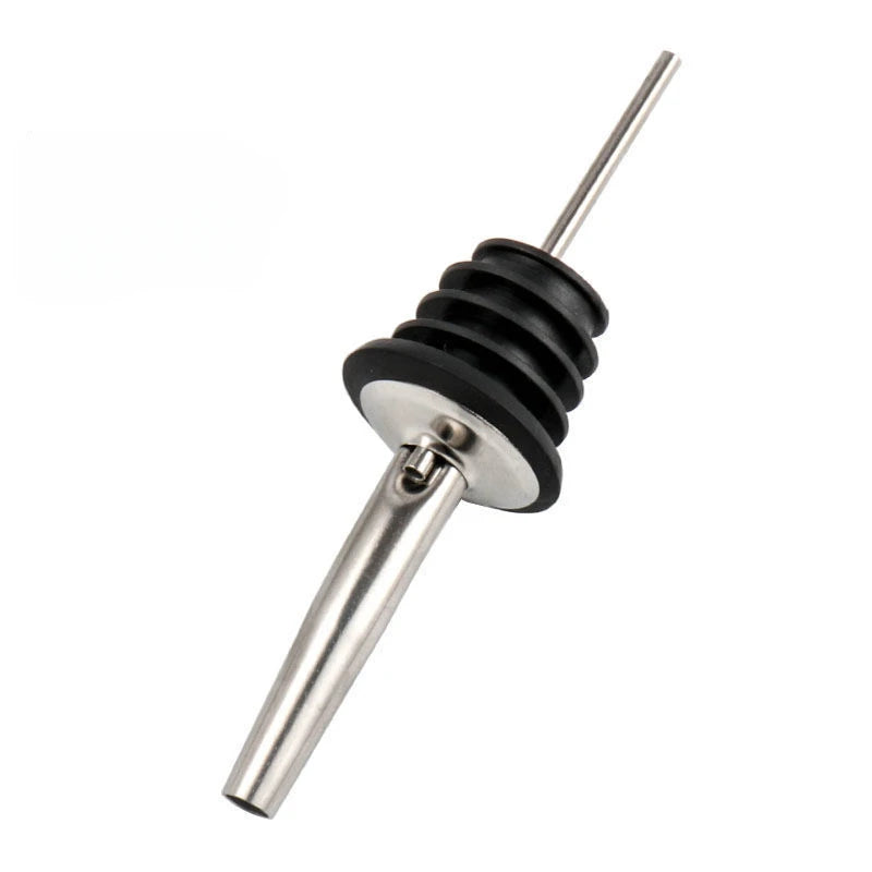 Stainless Steel Whisky Liquor Oil Wine Bottle Pourer Cap Spout Stopper Mouth Dispenser Bartender Kitchen Tools Bar Accessories