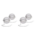 2-20Pcs Tea Infuser Stainless Steel Mesh Tea Ball Spacing Diffusion Ball Loose Leaf Tea Filter Kitchen Tools Loose Herbal Spices