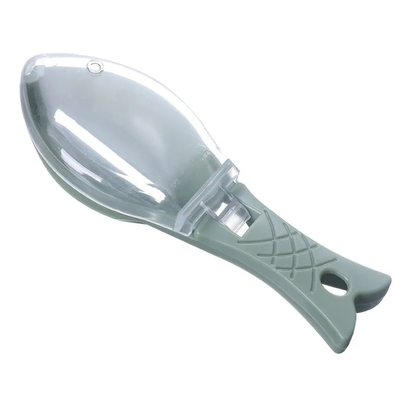 Fish Scales Graters Scraper Fish Cleaning Tool Scraping Scales Device with Cover Home Kitchen Cooking Fish Tool Kitchen Tools