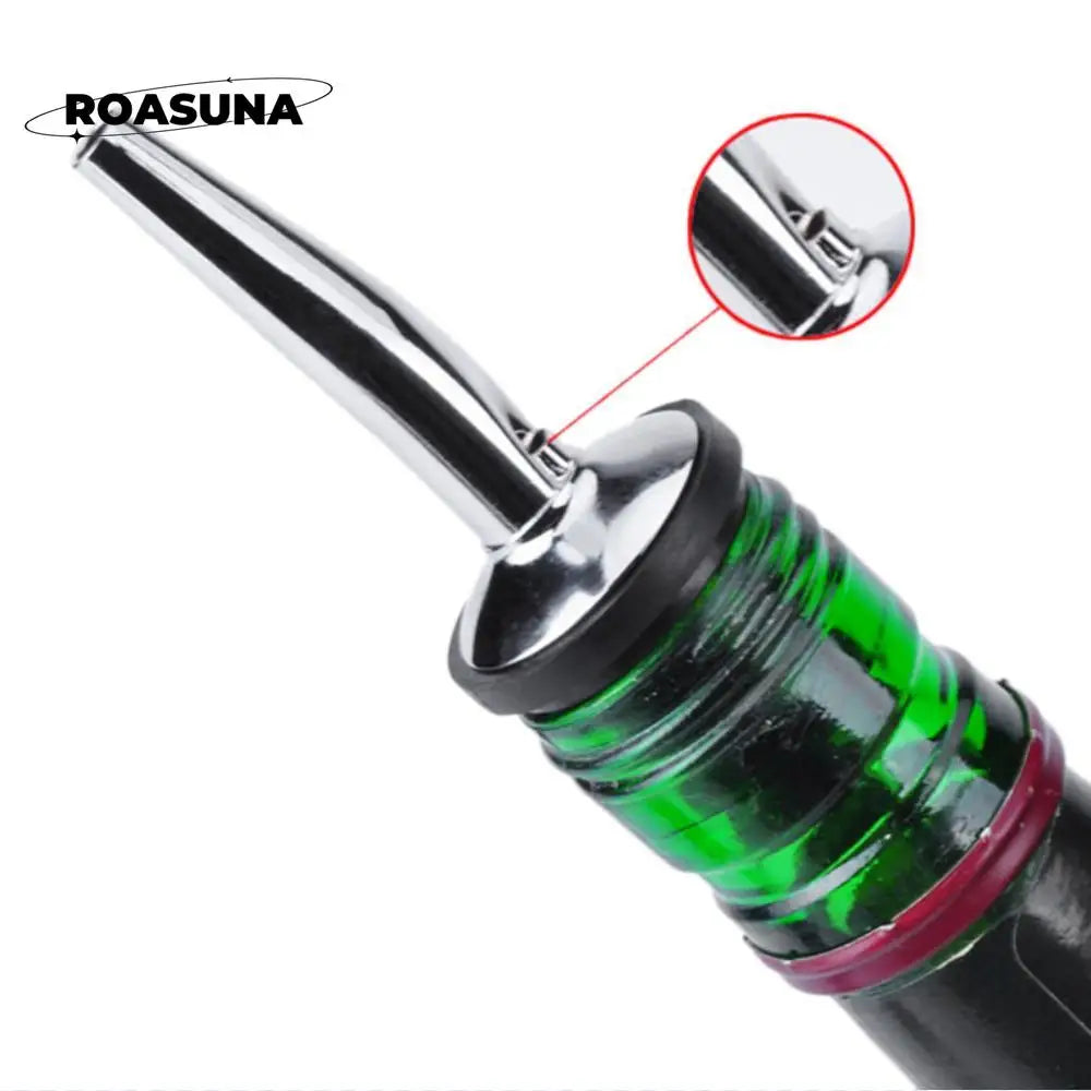 Stainless Steel Whisky Liquor Oil Wine Bottle Pourer Cap Spout Stopper Mouth Dispenser Bartender Kitchen Tools Bar Accessories