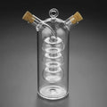 2-in-1 Double Layer Bottle Sauce Oil Vinegar Glass Bottle Condiment Seasoning Sealed Kitchen Storage Bottles Jars Kitchen Tools