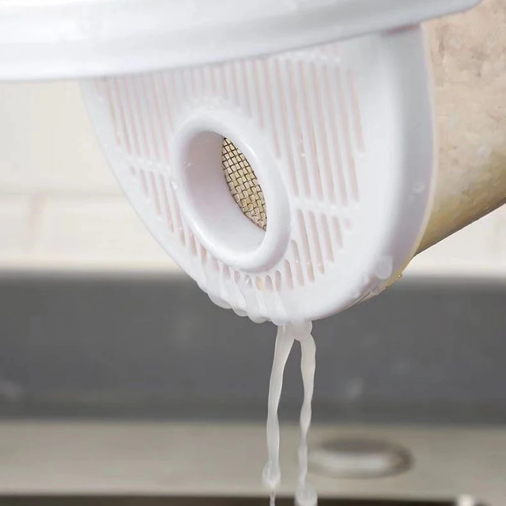 Rice Washer Strainer Bowl Plastic Quinoa Strainer Cleaning Veggie Fruit Rice Beans Grapes Kitchen Tools Filter Strainer